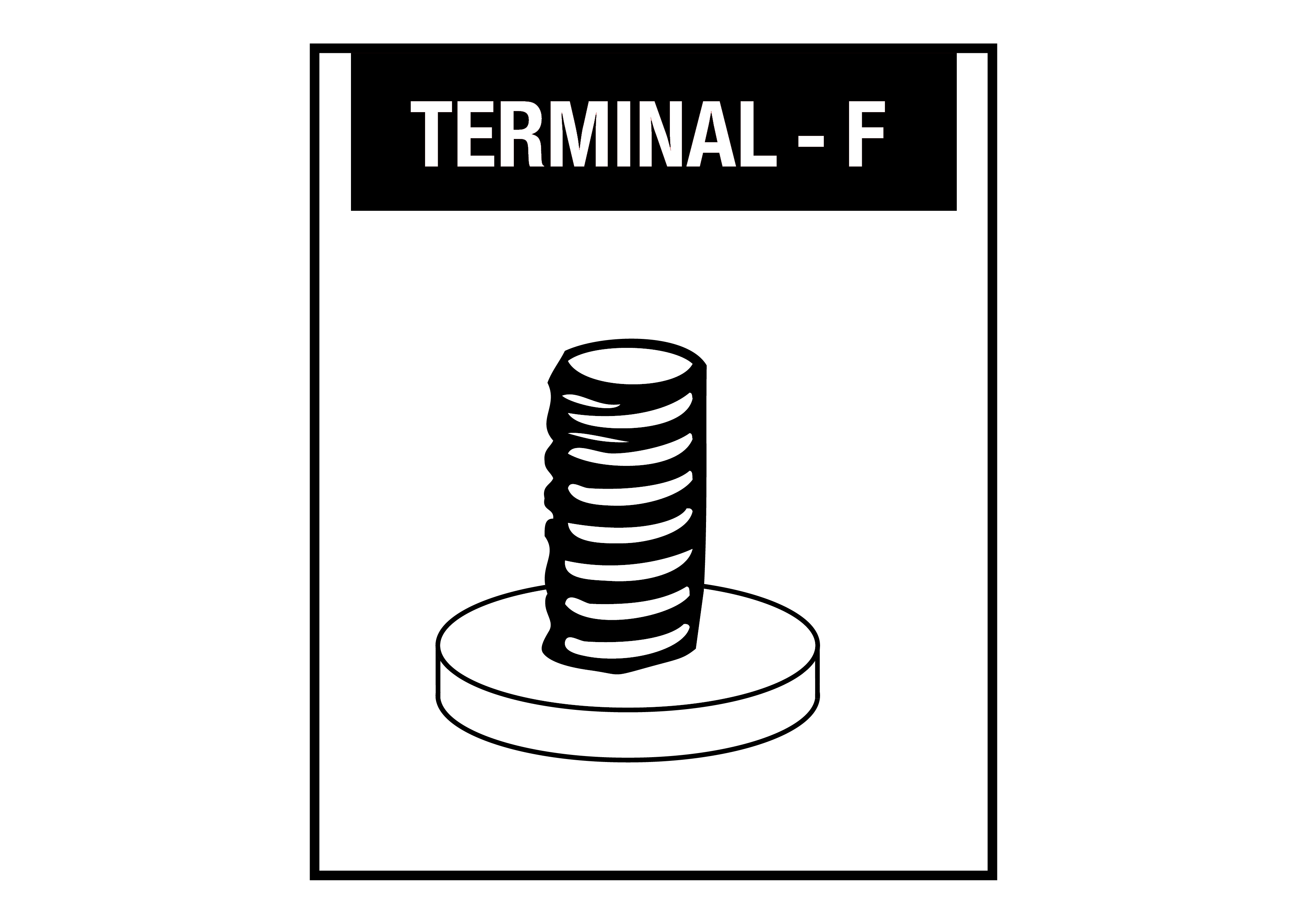 Terminal type F